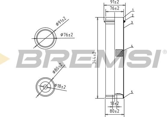 Bremsi FA2186 - Hava filtri furqanavto.az