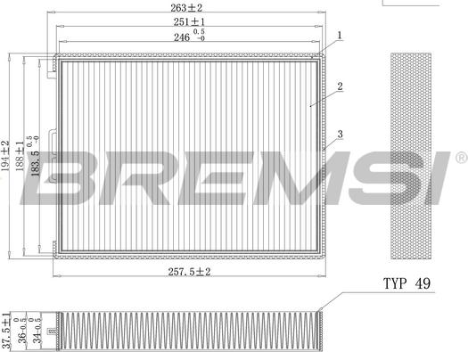 Bremsi FC0990 - Filtr, daxili hava furqanavto.az