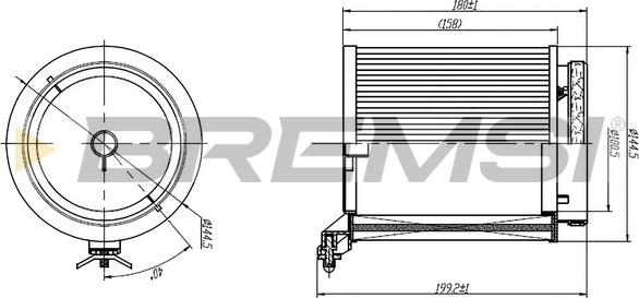 Bremsi FC1950 - Filtr, daxili hava furqanavto.az