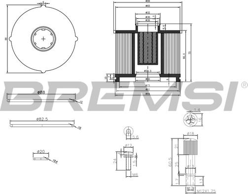 Bremsi FE0040 - Yanacaq filtri furqanavto.az