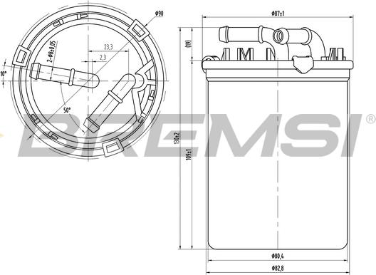 Bremsi FE0043 - Yanacaq filtri furqanavto.az