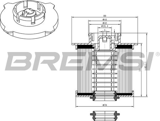 Bremsi FE0042 - Yanacaq filtri furqanavto.az