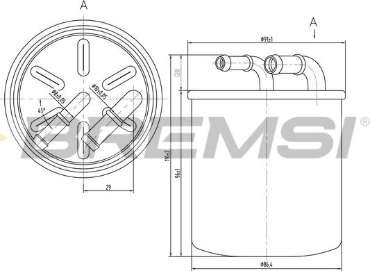 Bremsi FE0059 - Yanacaq filtri furqanavto.az