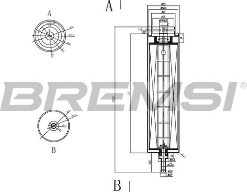 Bremsi FE0051 - Yanacaq filtri furqanavto.az