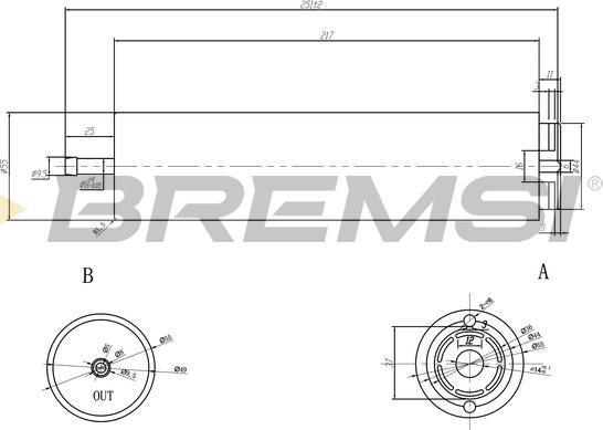 Bremsi FE0052 - Yanacaq filtri furqanavto.az