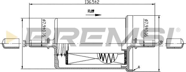 Bremsi FE0061 - Yanacaq filtri furqanavto.az