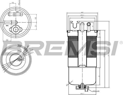 Bremsi FE0159 - Yanacaq filtri furqanavto.az