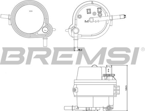 Bremsi FE0160 - Yanacaq filtri furqanavto.az