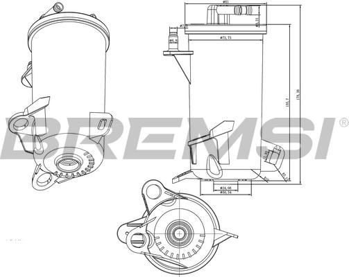 Bremsi FE0813 - Yanacaq filtri furqanavto.az