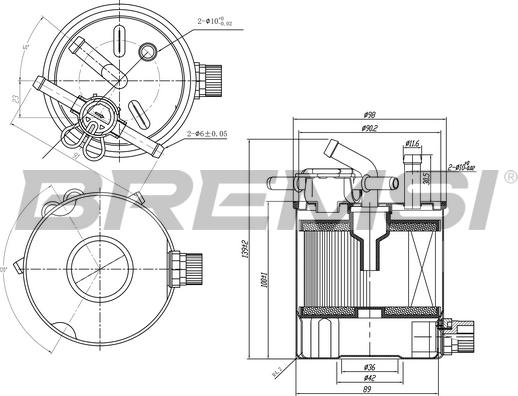 Bremsi FE0835 - Yanacaq filtri furqanavto.az