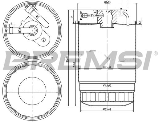 Bremsi FE0837 - Yanacaq filtri furqanavto.az