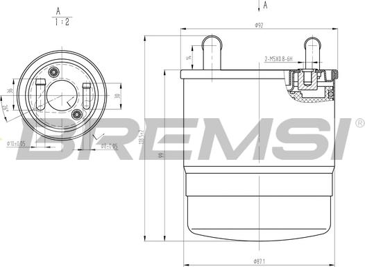 Bremsi FE0820 - Yanacaq filtri furqanavto.az