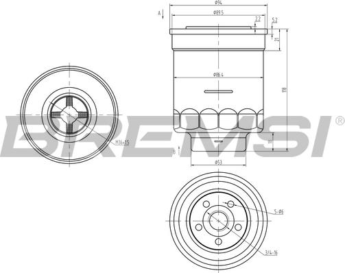 Bremsi FE0380 - Yanacaq filtri furqanavto.az