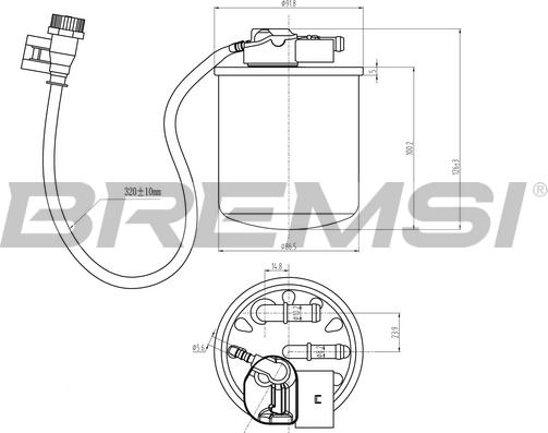 Bremsi FE0383 - Yanacaq filtri furqanavto.az