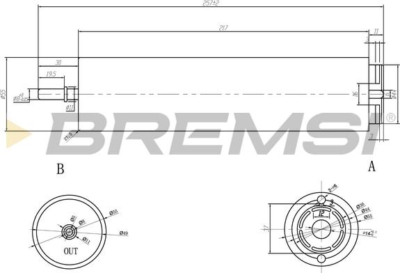 Bremsi FE0374 - Yanacaq filtri furqanavto.az