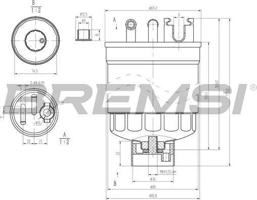 Bremsi FE0371 - Yanacaq filtri furqanavto.az