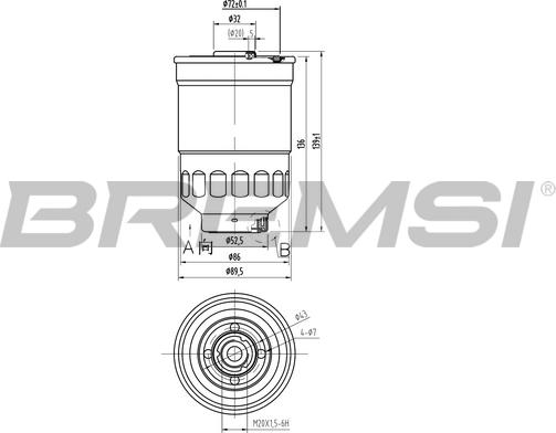 Bremsi FE0797 - Yanacaq filtri furqanavto.az