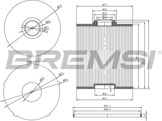 Bremsi FE0769 - Yanacaq filtri furqanavto.az