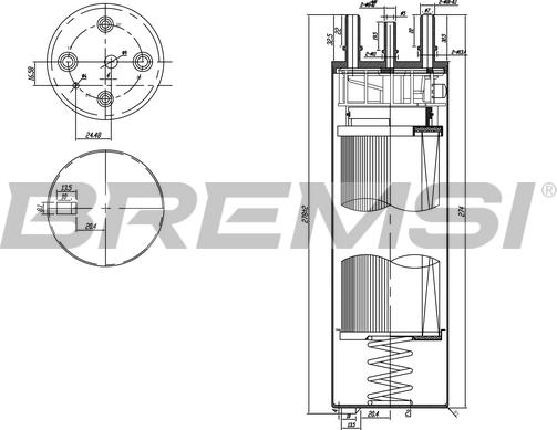 Bremsi FE0779 - Yanacaq filtri furqanavto.az