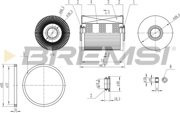 Bremsi FE0770 - Yanacaq filtri furqanavto.az