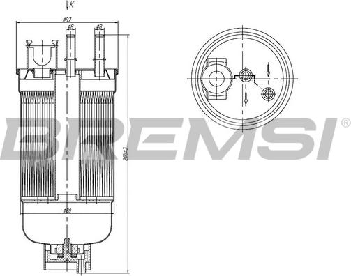 Bremsi FE1492 - Yanacaq filtri furqanavto.az