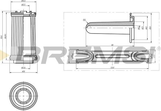 Bremsi FE1435 - Karbamid filtri furqanavto.az