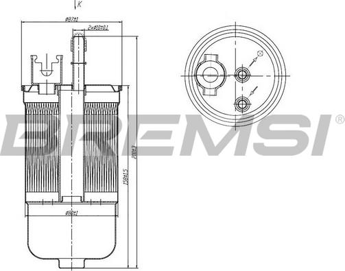 Bremsi FE1504 - Yanacaq filtri furqanavto.az