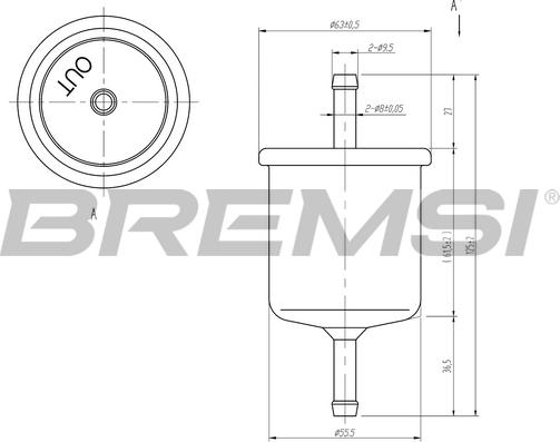 Bremsi FE1514 - Yanacaq filtri furqanavto.az