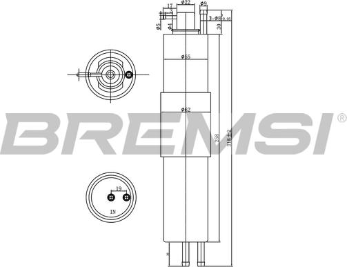Bremsi FE1521 - Yanacaq filtri furqanavto.az