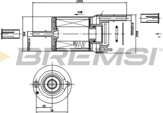 Bremsi FE1018 - Yanacaq filtri furqanavto.az