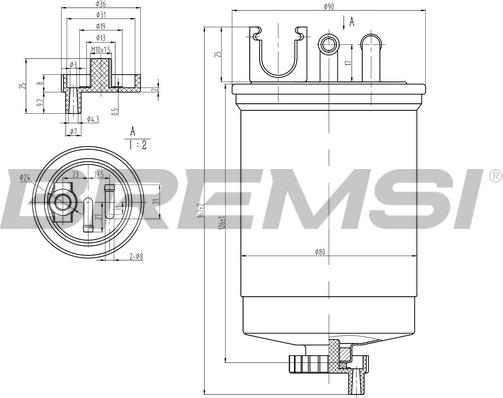 Bremsi FE1310 - Yanacaq filtri furqanavto.az