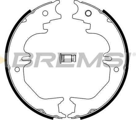 Bremsi GF0982 - Əyləc başlığı dəsti, dayanacaq əyləci furqanavto.az