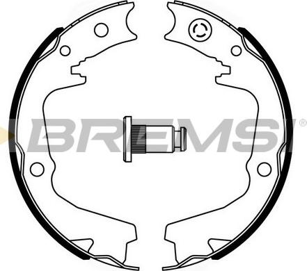 Bremsi GF0893 - Əyləc başlığı dəsti, dayanacaq əyləci furqanavto.az