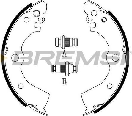 Bremsi GF0851 - Əyləc Başlığı Dəsti furqanavto.az