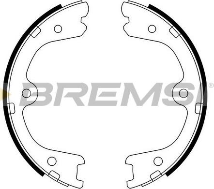 Bremsi GF0873 - Əyləc başlığı dəsti, dayanacaq əyləci furqanavto.az