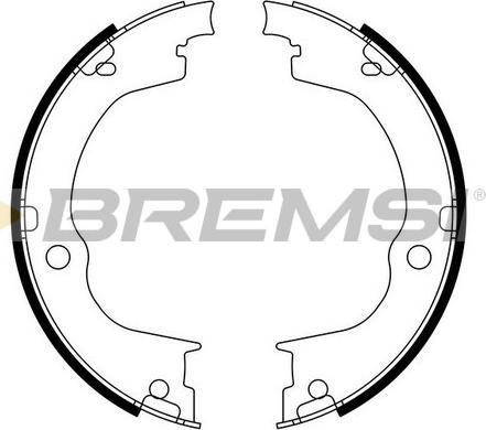 Bremsi GF0360 - Əyləc başlığı dəsti, dayanacaq əyləci furqanavto.az