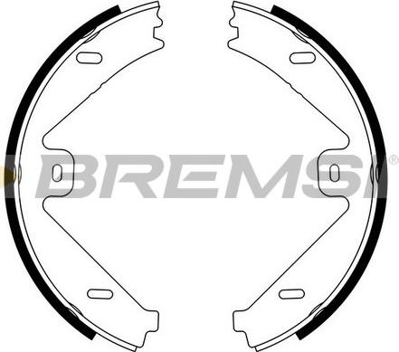 Bremsi GF0319 - Əyləc başlığı dəsti, dayanacaq əyləci furqanavto.az