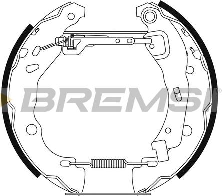 Bremsi GK0465 - Əyləc Başlığı Dəsti furqanavto.az