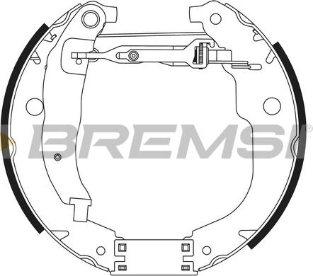 Bremsi GK0461 - Əyləc Başlığı Dəsti furqanavto.az