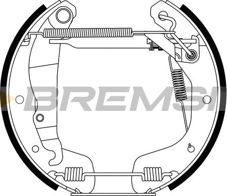 Bremsi GK0112 - Əyləc Başlığı Dəsti furqanavto.az