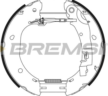 Bremsi GK0386 - Əyləc Başlığı Dəsti furqanavto.az