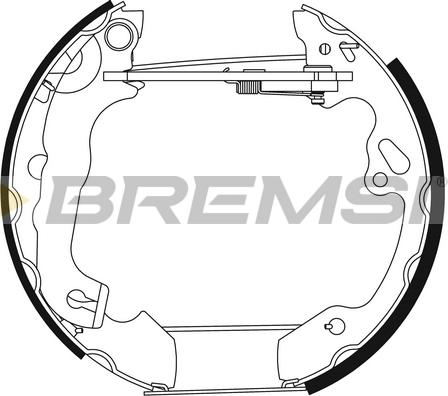 Bremsi GK0296 - Əyləc Başlığı Dəsti furqanavto.az