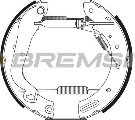 Bremsi GK0220 - Əyləc Başlığı Dəsti furqanavto.az