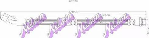 Brovex-Nelson H4536 - Əyləc şlanqı furqanavto.az