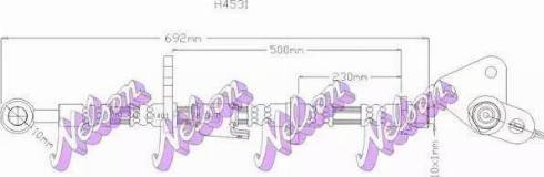 Brovex-Nelson H4531 - Əyləc şlanqı furqanavto.az