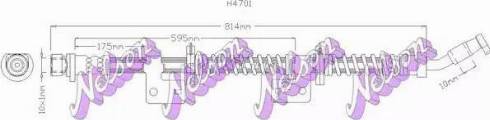Brovex-Nelson H4701 - Əyləc şlanqı furqanavto.az