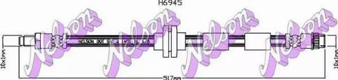 Brovex-Nelson H6945 - Əyləc şlanqı furqanavto.az