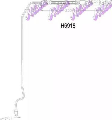 Brovex-Nelson H6918 - Əyləc şlanqı furqanavto.az