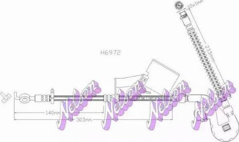 Brovex-Nelson H6972 - Əyləc şlanqı furqanavto.az
