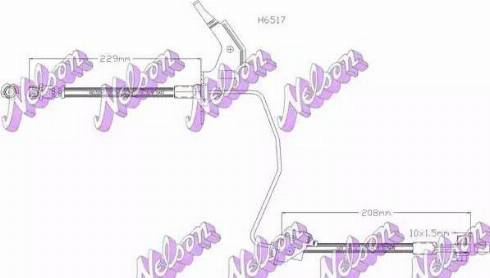 Brovex-Nelson H6517 - Əyləc şlanqı furqanavto.az